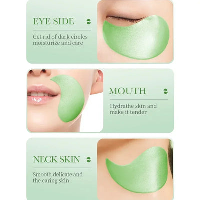 Aloe Collagen Soothing Eye Mask Moisturizing Repair Eye Dry Eye Mask.
