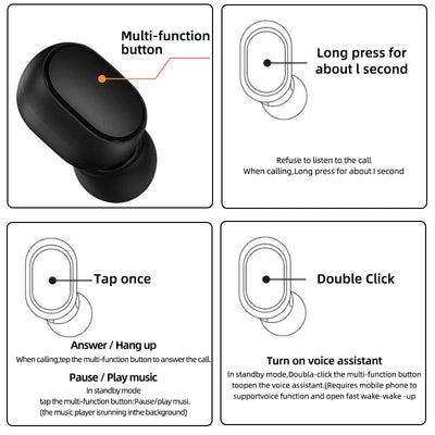 Bluetooth Earphones.