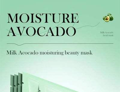 Milk Fruits Facial Masks Vitamin C Avocado.