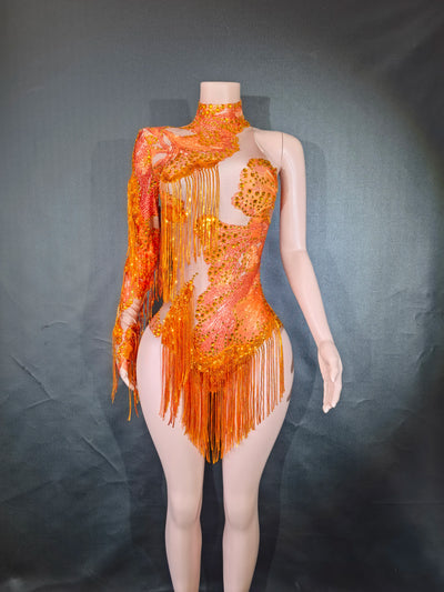 Sexy Singer Dancer Stage Wear.