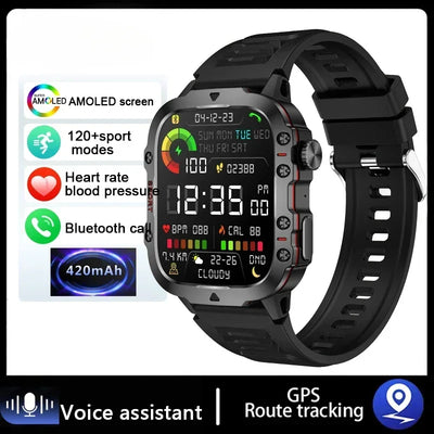 Smartwatch Waterproof Bluetooth Call Ai Voice.