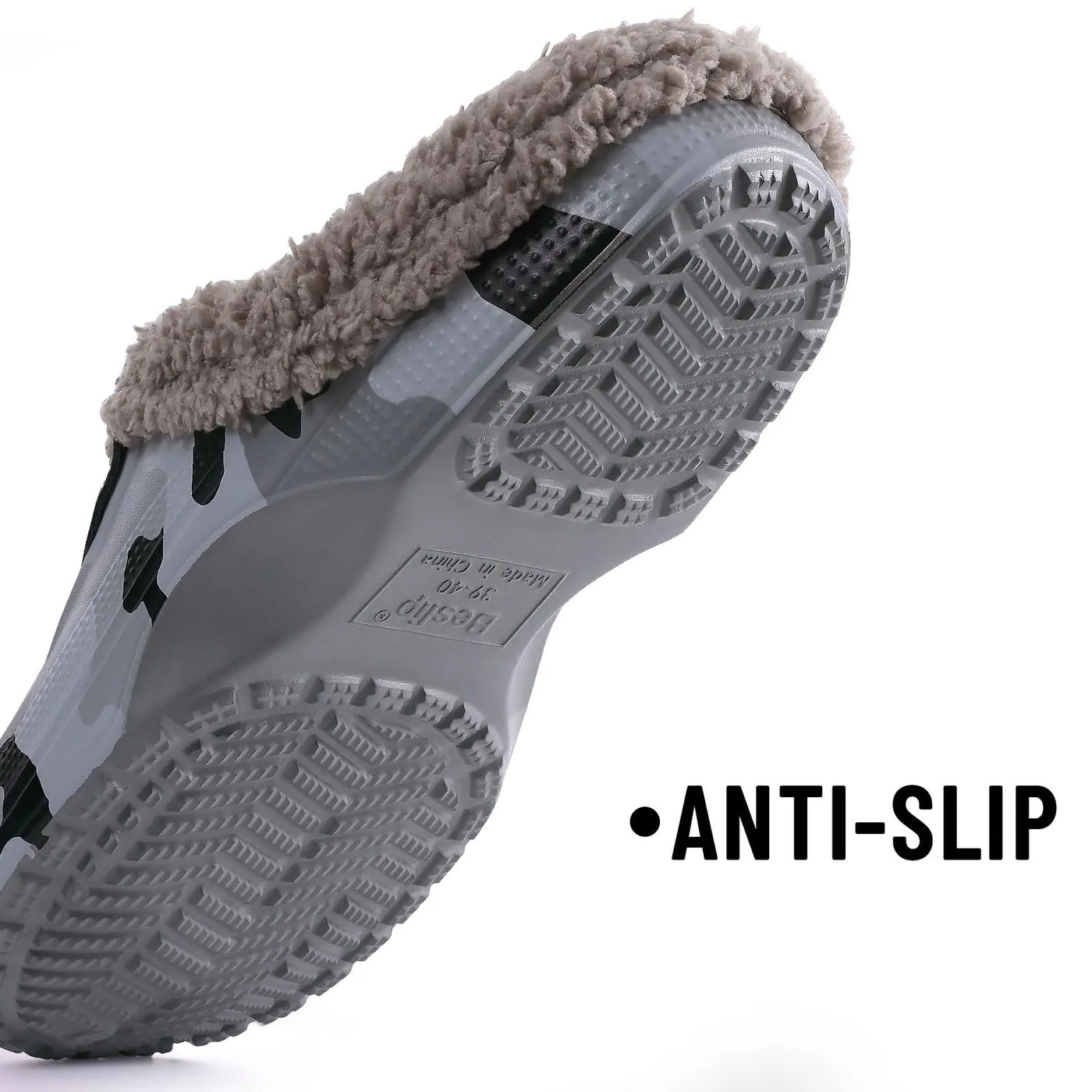 Smile Winter Cotton Men Shoes.