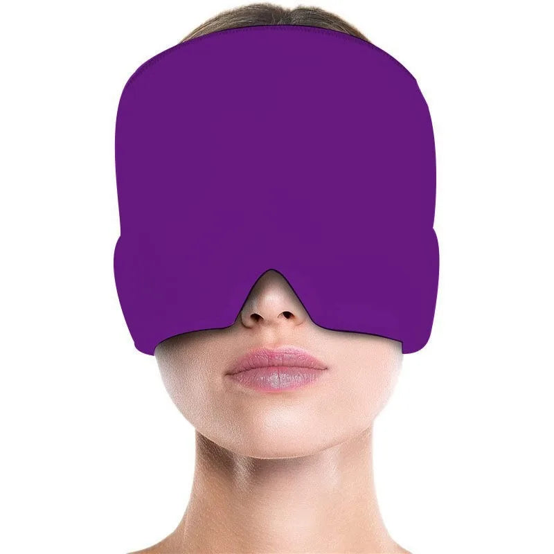 Migraine Relief Hat headache hat Gel Hot Cold Therapy.
