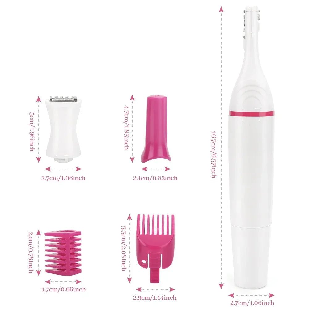 Body Hair Remover Epilator Trimmer Women Bikini Hair Leg.
