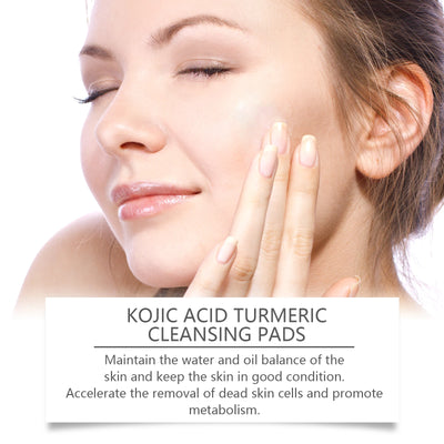 Turmeric Kojic Acid Cleansing Pads Exfoliating Pads.