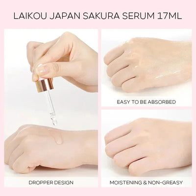 Japan Sakura Wrinkle Remover Face Serum Cream Anti-Aging Fade.