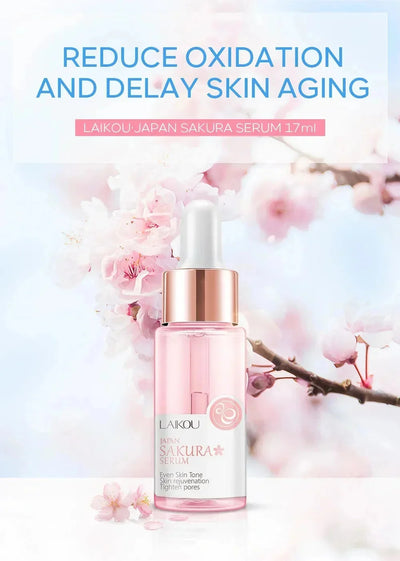 Japan Sakura Wrinkle Remover Face Serum Cream Anti-Aging Fade.