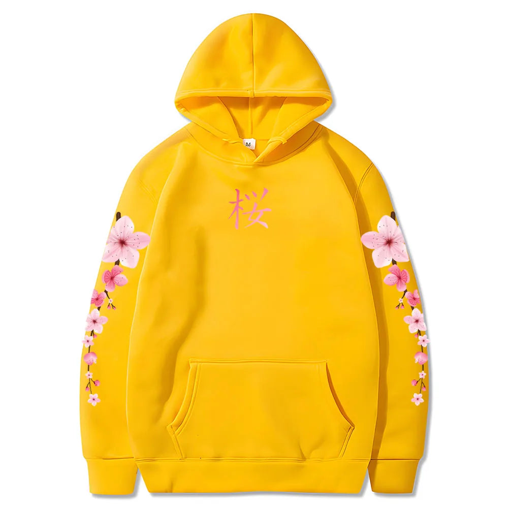 Japanese Blossom Sakura Graphic Hoodies.