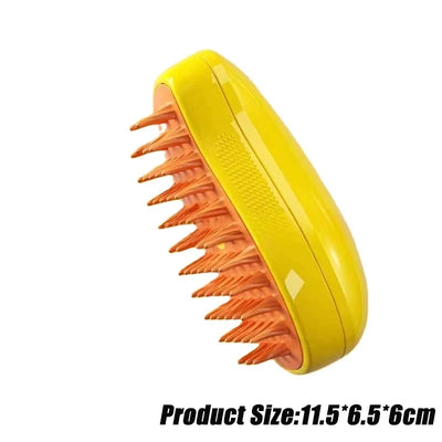 Steamy Dog Brush Electric Spray Cat Hairbrush.