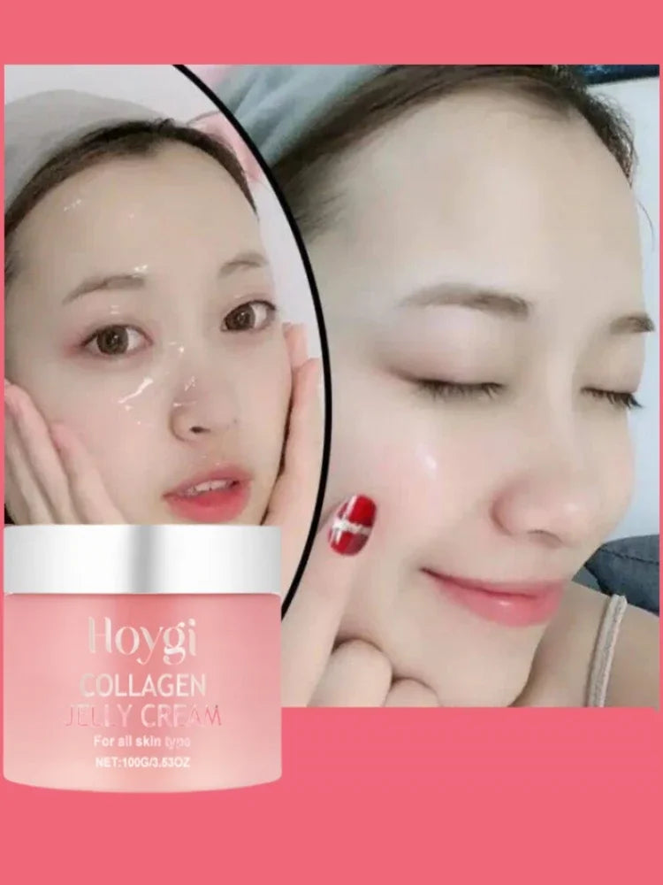 Collagen Jelly Cream Deep Hydrates Firming Glowing Reduce Wrinkle.