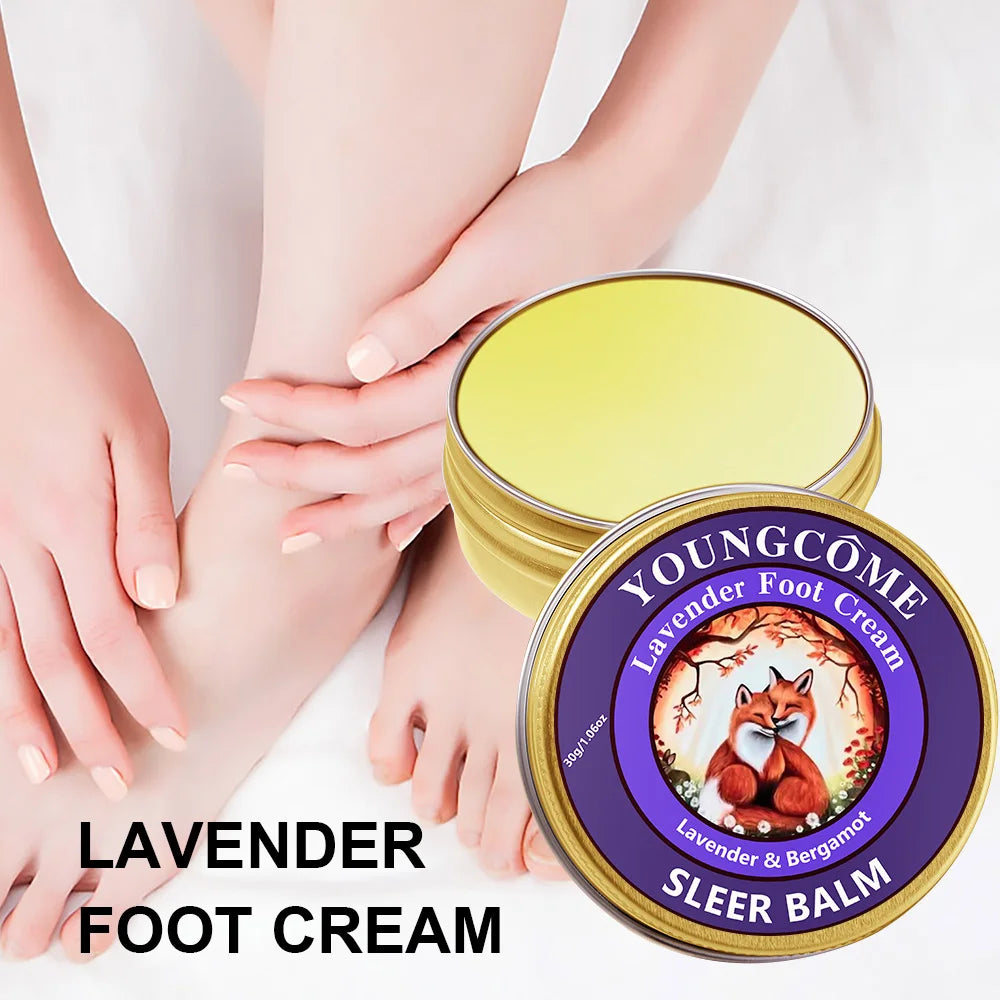 Lavender Hand and Foot Care Moisturizing Cream.