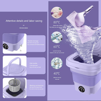 Foldable Mini Washing Machine.