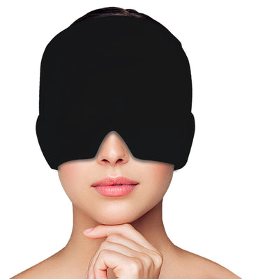 Head Massager Cap Gel Hot Cold Therapy.