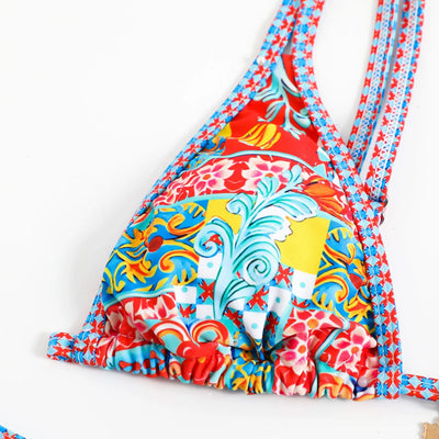 Bikini with Bohemian Print.
