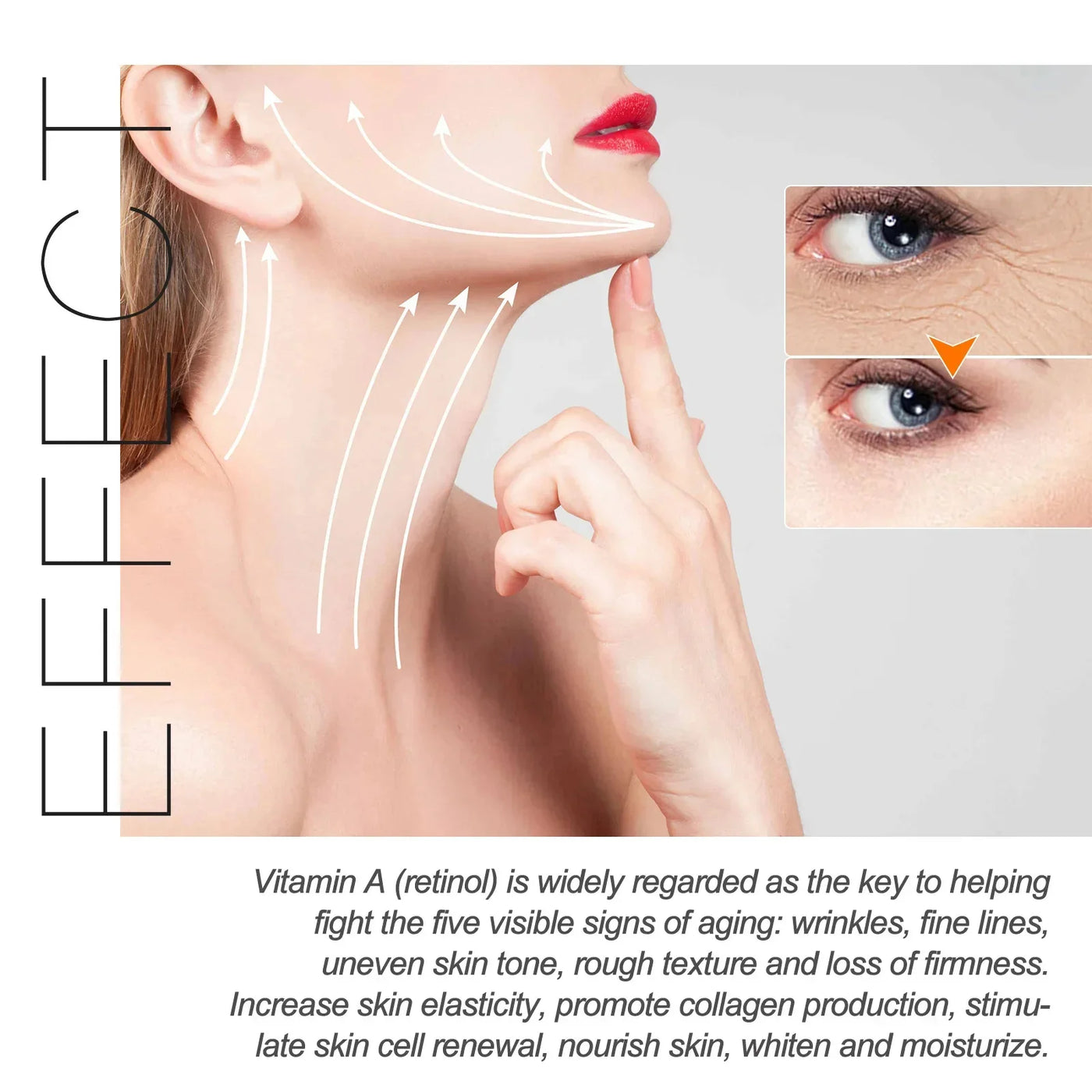 Retinol Wrinkle Remover Face Set Serum.