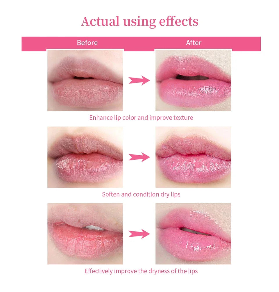 Natural pink serum lipstick.