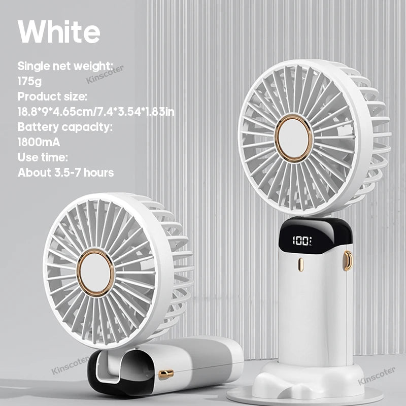 Mini Fan Foldable Portable Neck Hanging.
