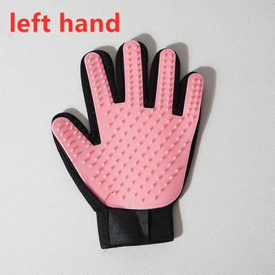 Pet Glove Cat Grooming Glove and Hair Deseeding.