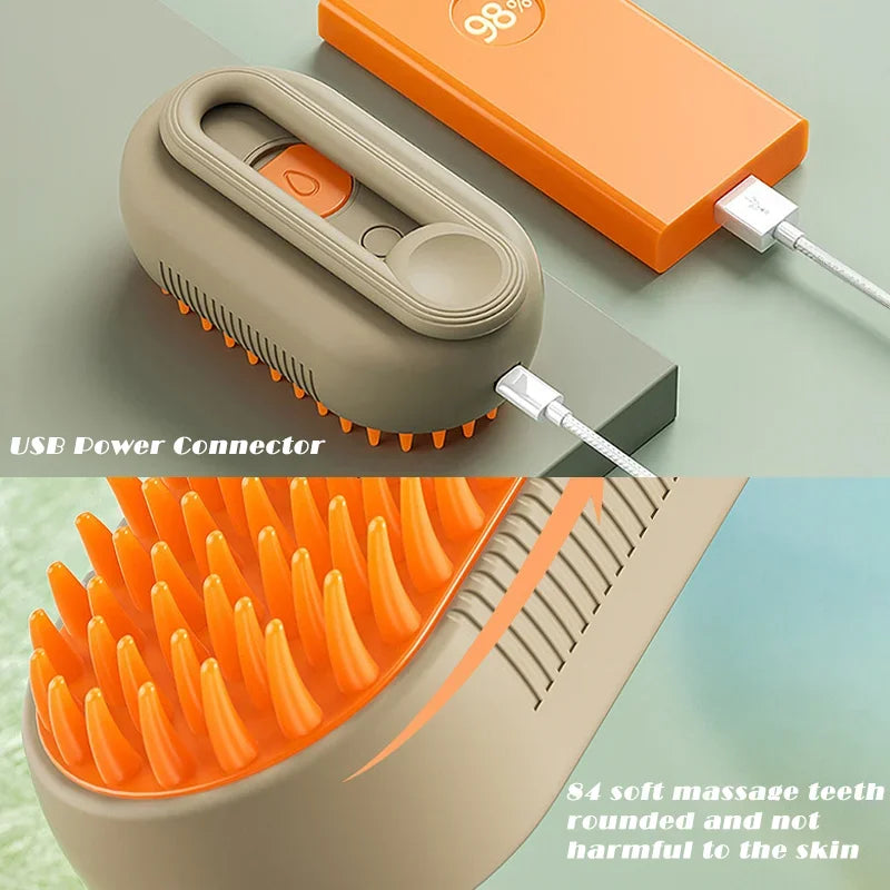 Steam Cat Hairbrush Vaporizer.