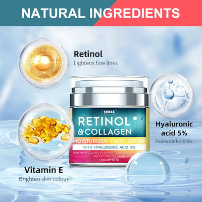Face Cream Moisturizing Firming Brightening Collagen.