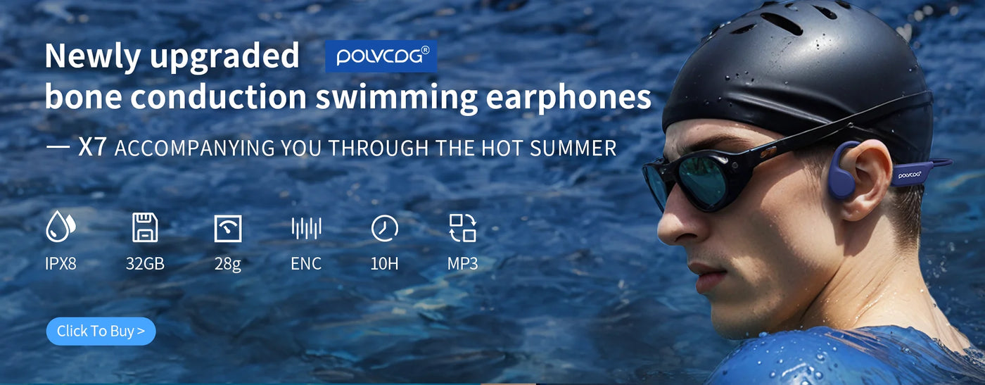 Swimming Earphones Waterproof.
