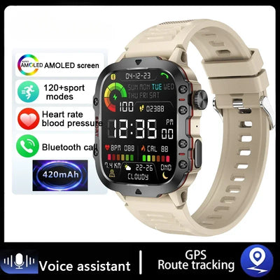 Smartwatch Waterproof Bluetooth Call Ai Voice.