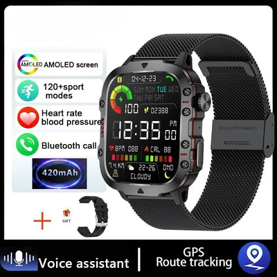 Smartwatch Waterproof Bluetooth Call Ai Voice.