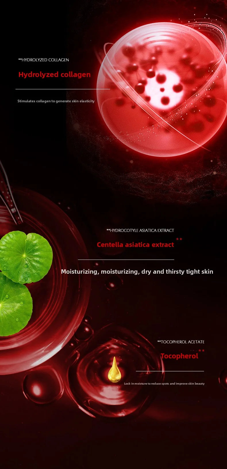 high-end protein collagen aqua essence liquid.