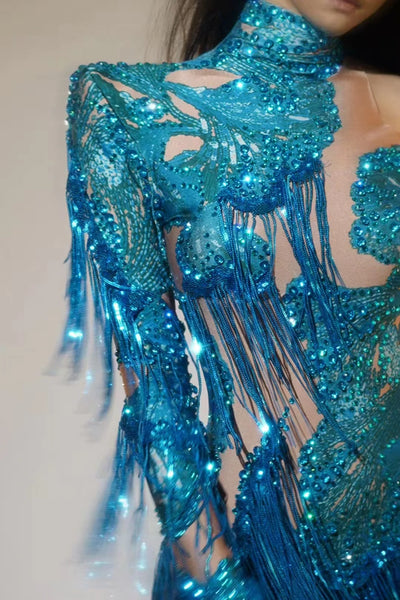Sexy Singer Dancer Stage Wear.