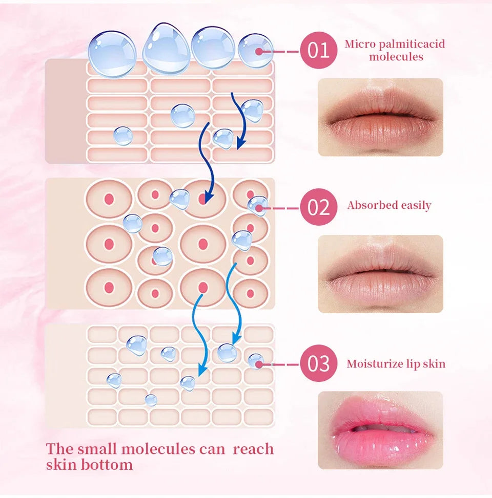 Natural pink serum lipstick.