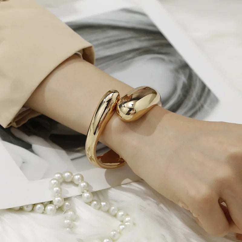 Luxury Gold Color Bangles Bracelet.