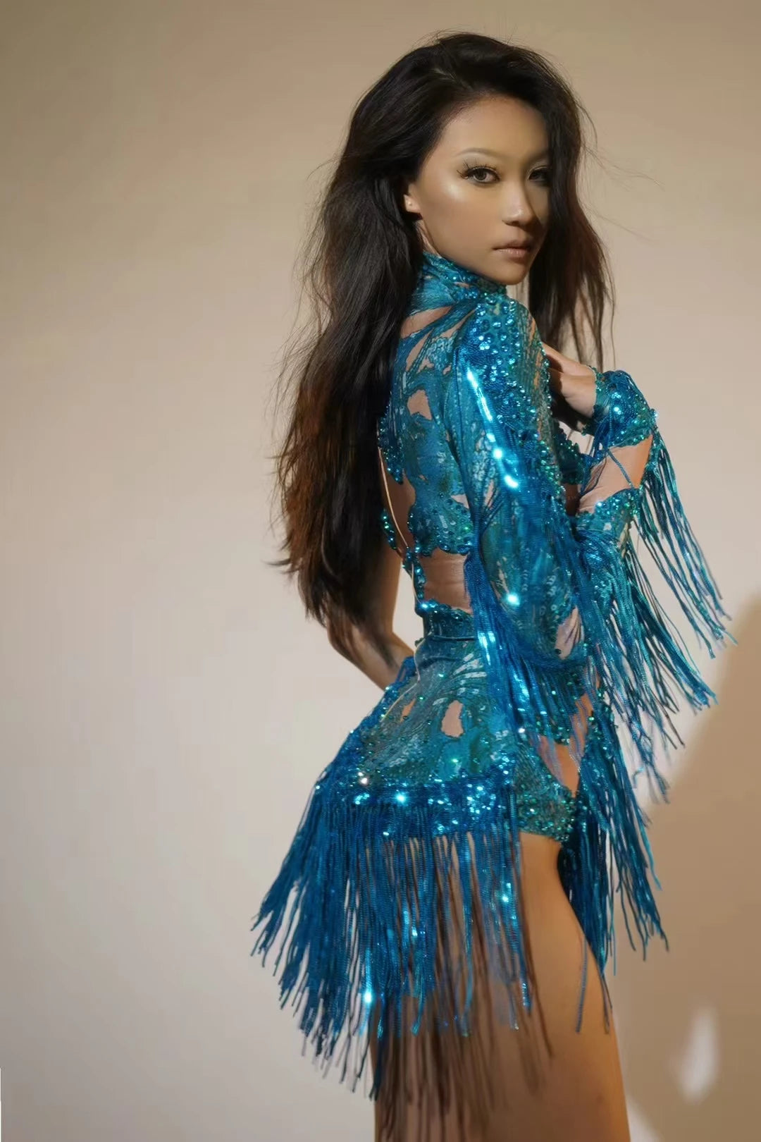 Sexy Singer Dancer Stage Wear.