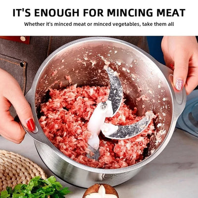 Meat Grinder Food Processors Crusher Vegetable and Fruit Chopper.