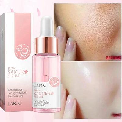 Japan Sakura Wrinkle Remover Face Serum Cream Anti-Aging Fade.