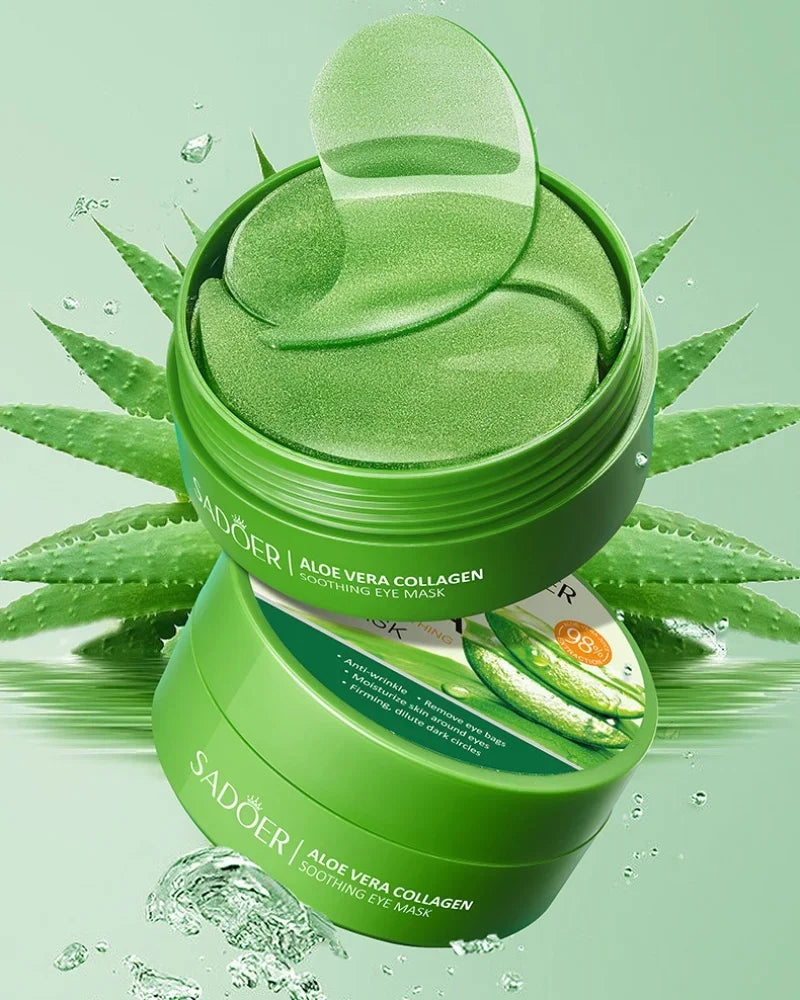 Aloe Collagen Soothing Eye Mask Moisturizing Repair Eye Dry Eye Mask.