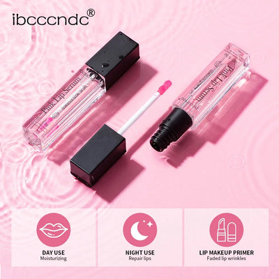 Natural pink serum lipstick.