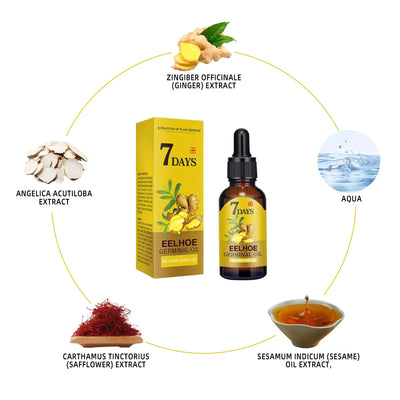 Ginger Hair Care Oil Hair Roots Scalp Treatment.