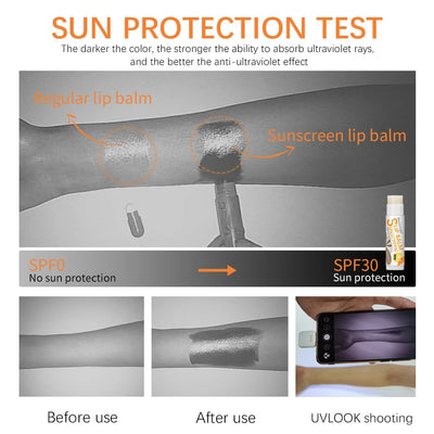Sunscreen Lip Balm Protection Moisturizer.