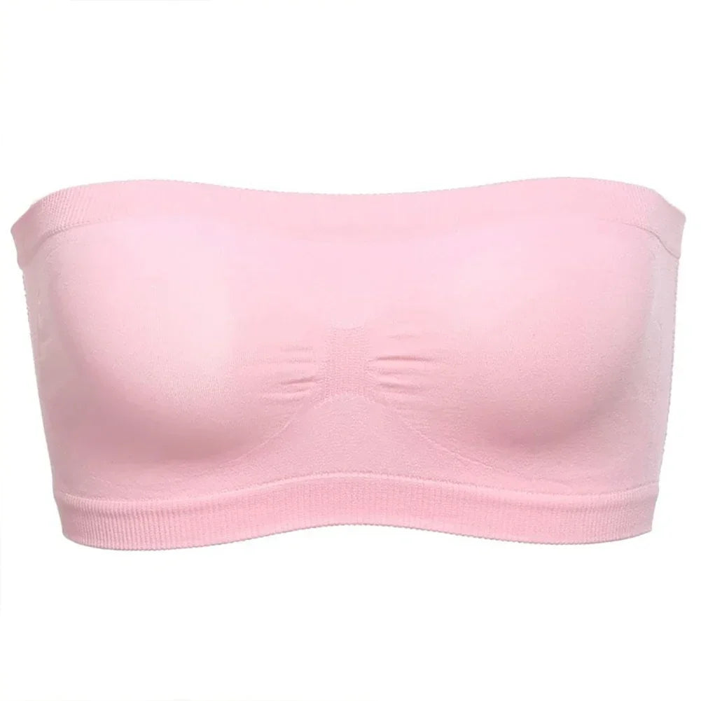 Women Breathable Mesh Tube Bra.