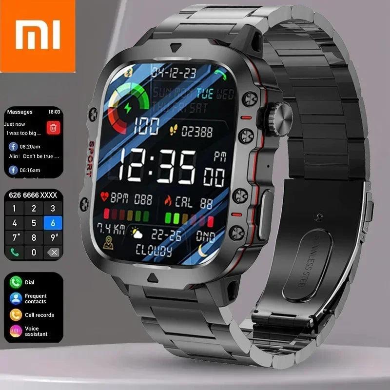 Smartwatch Waterproof Bluetooth Call Ai Voice.