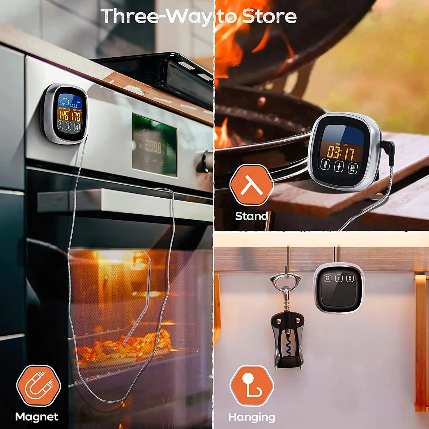 Digital Meat Kitchen Thermometer.