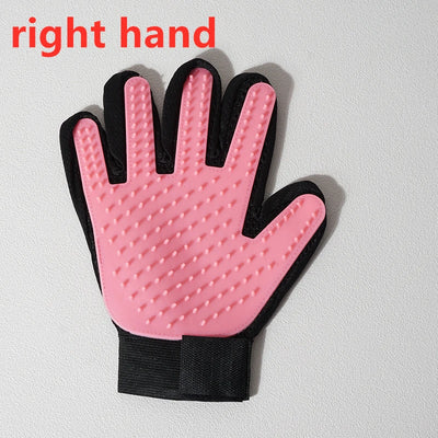 Pet Glove Cat Grooming Glove and Hair Deseeding.