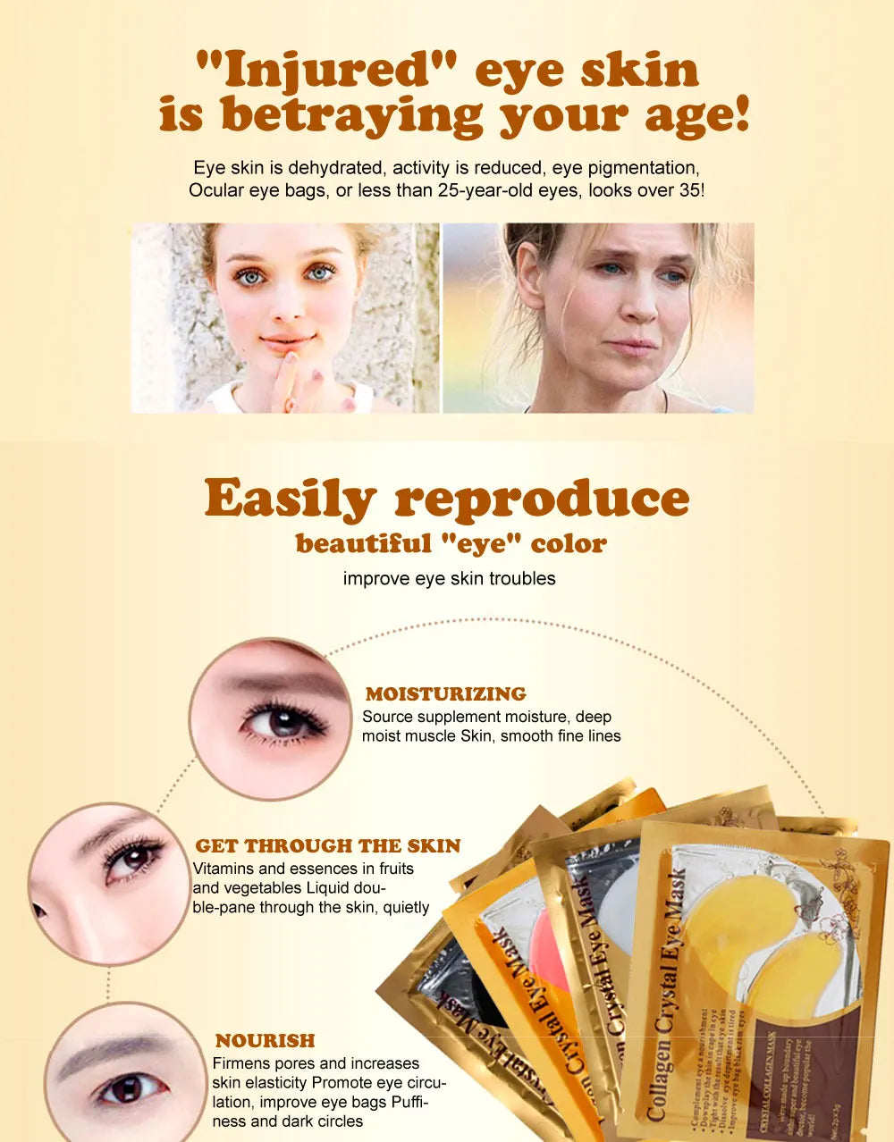 Gold Collagen Crystal Eye Mask