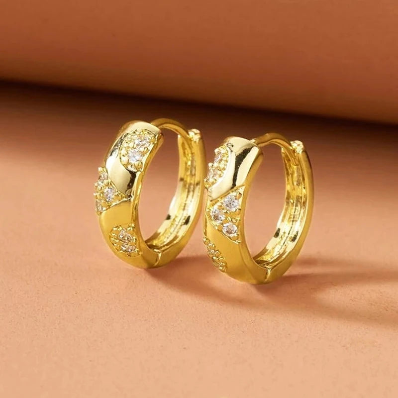 Unique Design Hoop Earrings.