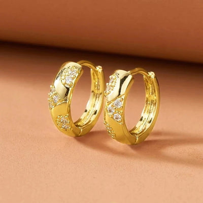 Unique Design Hoop Earrings.
