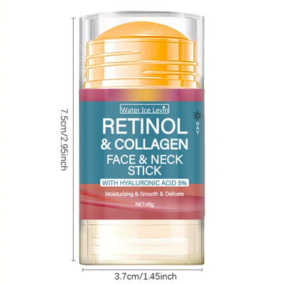 Retinol Face and Neck Treatment Bar with Firming Elasticity Improve Loose Skin.