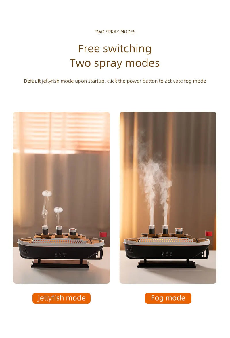 Air Humidifier Jellyfish Smoke Ring Spray.