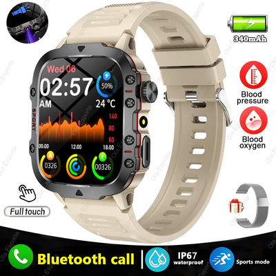 Military Smart Watch Sports Fitness Tracker.