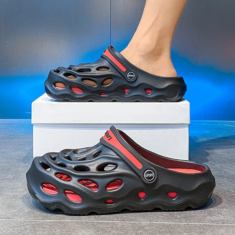 Comfortable Soft Outdoor Sandals Slippers Beach Clogs.