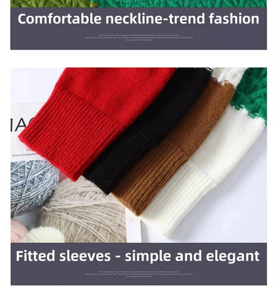 Trendy Men's Loose-Fit Knitted Sweater.